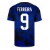 Tanie Strój piłkarski Stany Zjednoczone Jesus Ferreira #9 Koszulka Wyjazdowej MŚ 2022 Krótkie Rękawy